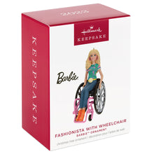 Load image into Gallery viewer, Barbie™ Fashionista With Wheelchair Ornament
