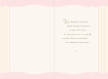 Load image into Gallery viewer, Gown With Bow Baby Girl Christening Card

