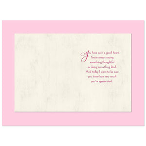 You've Touched My Life Thank You Card