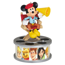 Load image into Gallery viewer, Disney 100 Years of Wonder Director Mickey Mouse Ornament With Light and Sound
