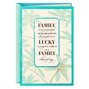 Lucky to Love You Like a Son Birthday Card