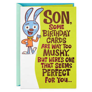 Love Fist Bump Funny Pop Up Birthday Card for Son