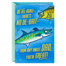 Load image into Gallery viewer, Fishing Puns Funny Birthday Card for Dad
