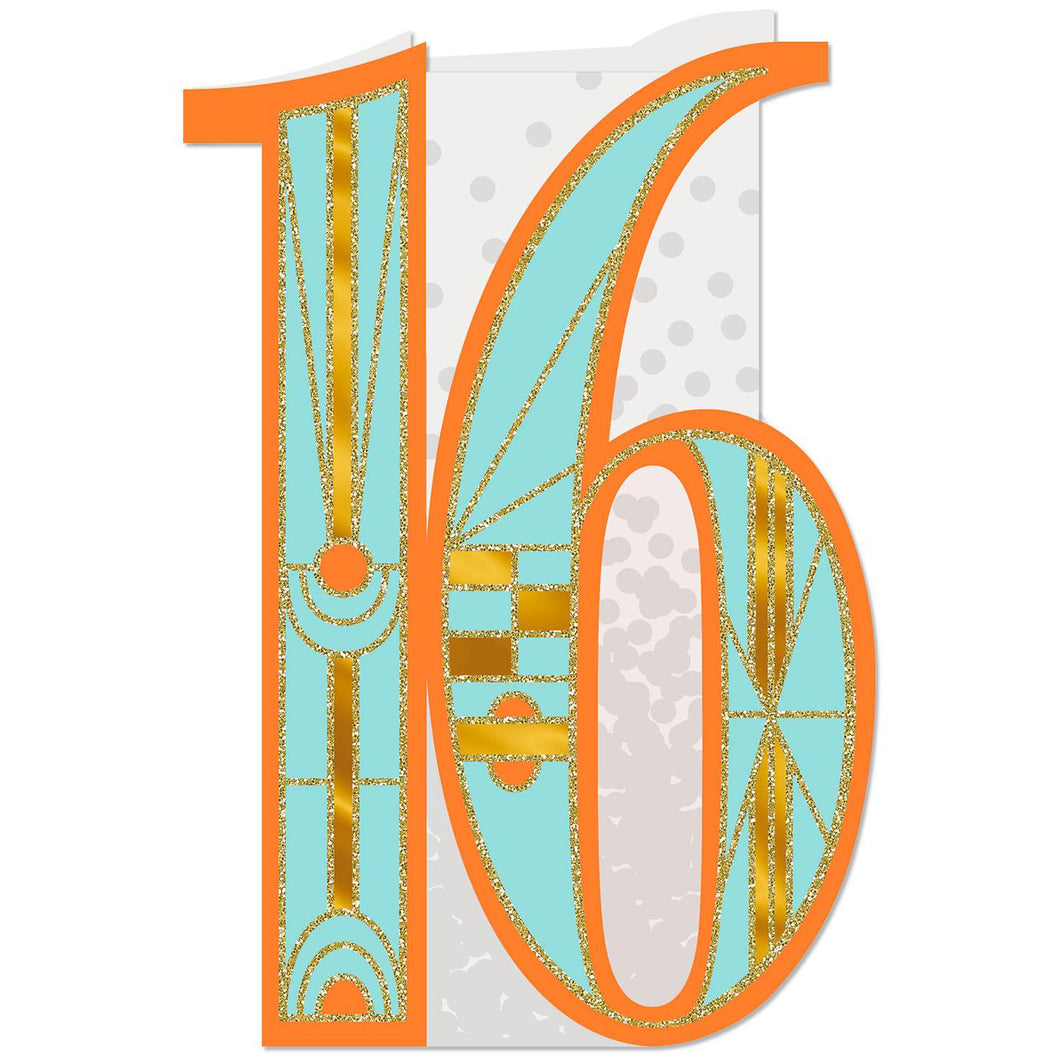 Seize Every Moment 16th Birthday Card
