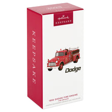 Load image into Gallery viewer, Fire Brigade 1956 Dodge Fire Engine 2023 Ornament With Light
