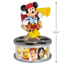 Load image into Gallery viewer, Disney 100 Years of Wonder Director Mickey Mouse Ornament With Light and Sound
