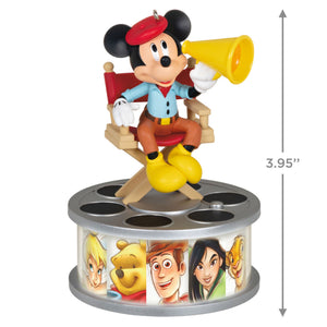 Disney 100 Years of Wonder Director Mickey Mouse Ornament With Light and Sound
