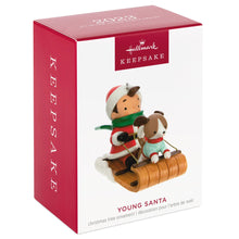 Load image into Gallery viewer, Young Santa Ornament
