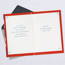 Load image into Gallery viewer, Fun and Good Thoughts Birthday Card for Uncle
