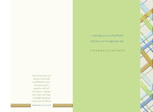 Load image into Gallery viewer, Dove With Gold Cross Baby Boy Baptism Card
