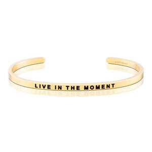 Live the Moment Bracelet- Silver, Gold or Rose gold