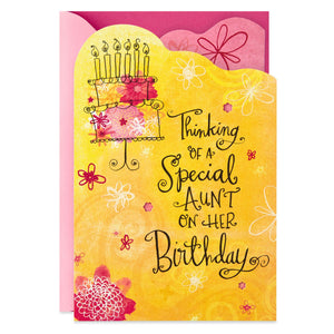 Thinking of You Birthday Card for Aunt