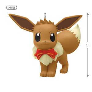 Mini Pokémon Holiday Eevee Ornament, 1"