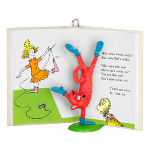 Dr. Seuss's Fox in Socks™ Who Sews Whose Socks? Ornament