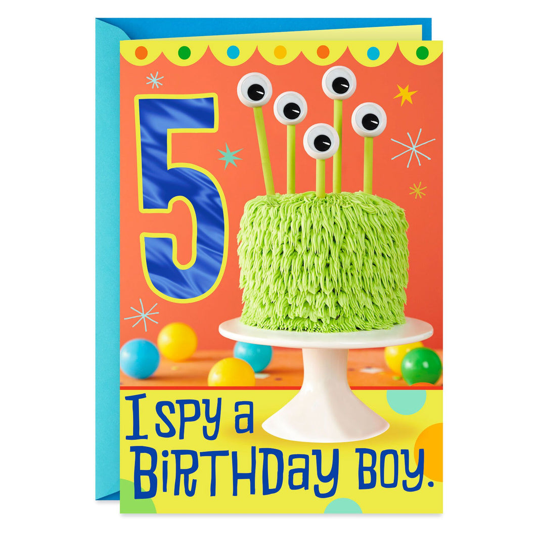 I Spy 5th Birthday Card