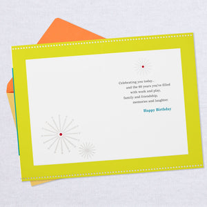 Bright and Bold 60th Birthday Card