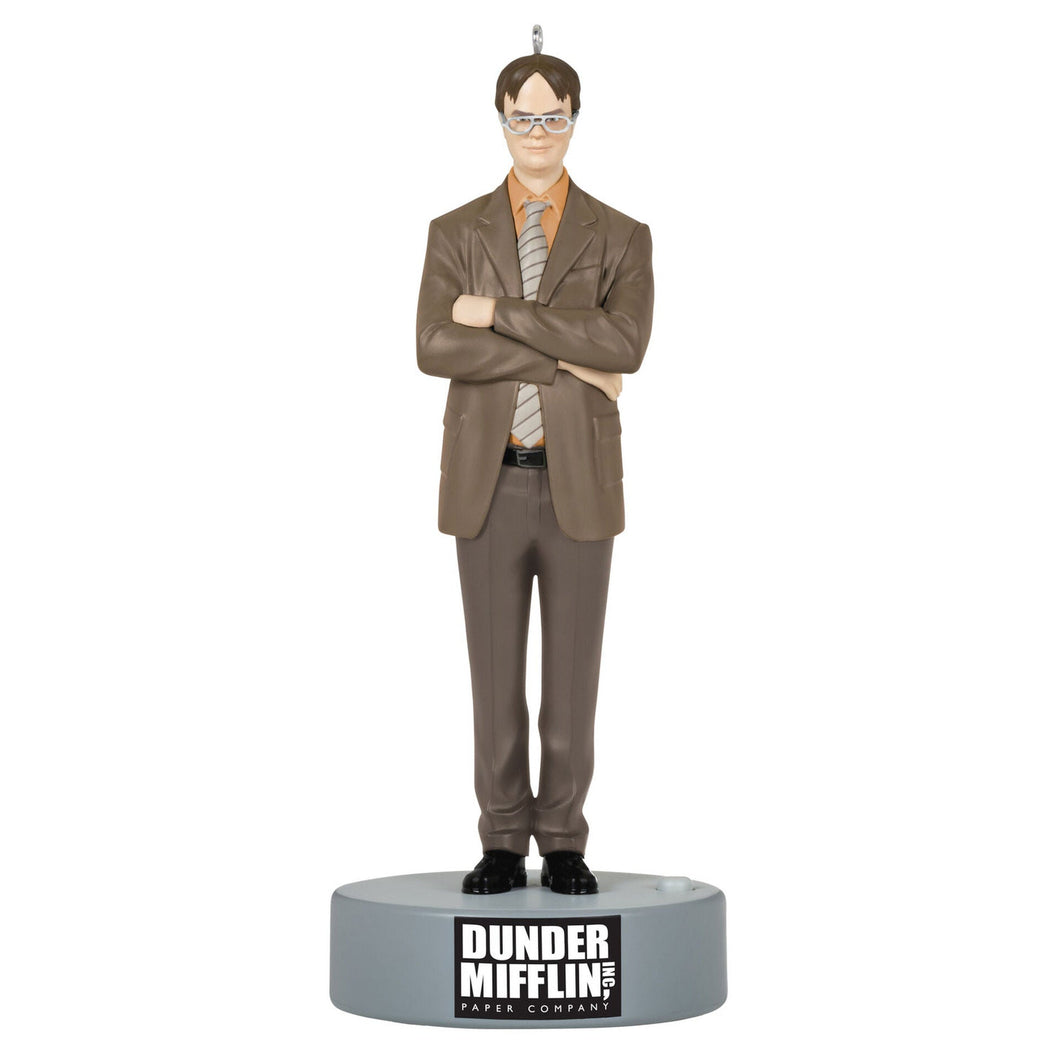 The Office Dwight Schrute Ornament With Sound
