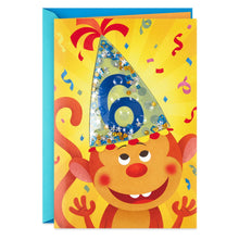 Load image into Gallery viewer, Go Bananas 6th Birthday Card
