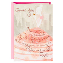Load image into Gallery viewer, Grown Up Beautifully Valentine&#39;s Day Card for Granddaughter
