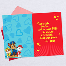 Load image into Gallery viewer, Nickelodeon Paw Patrol Hug Day Valentine&#39;s Day Card for Grandson
