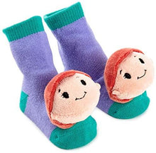 Load image into Gallery viewer, itty bittys Ariel Rattle Socks
