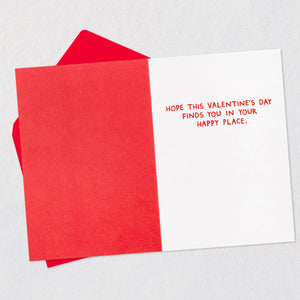 Your Happy Place Funny Valentine's Day Card
