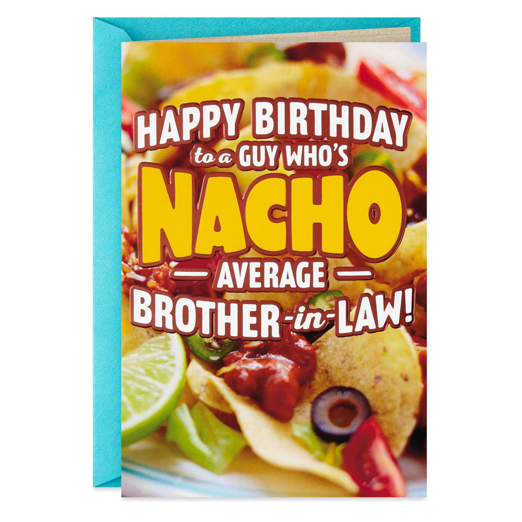 Queso Pop-Up Birthday Card for Brother-in-Law