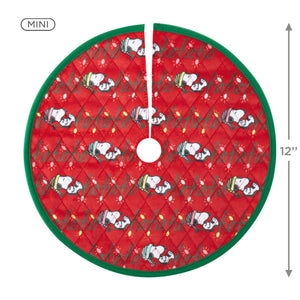 Mini The Peanuts® Gang Snoopy Christmas Tree Topper and Tree Skirt, Set of 2