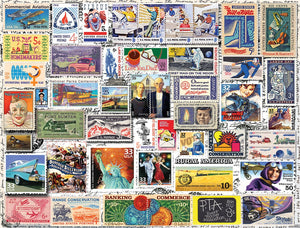 Classic Stamps (1238PZ) - 550 Piece Jigsaw Puzzle