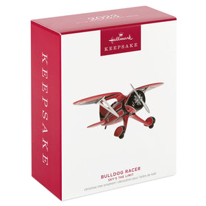 Sky's the Limit Bulldog Racer Ornament