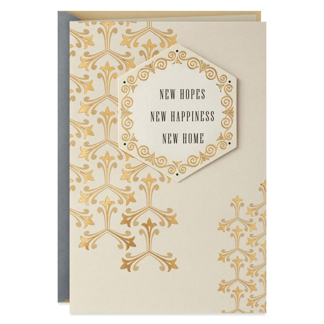 New Hopes New Home Congratulations Card