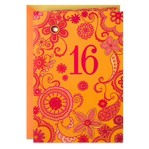 Sweet Celebration 16th Birthday Card for Her