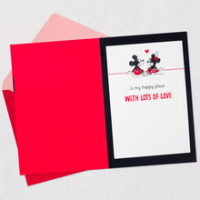Load image into Gallery viewer, Disney Mickey and Minnie Valentine’s Day Card for Wife With Magnet
