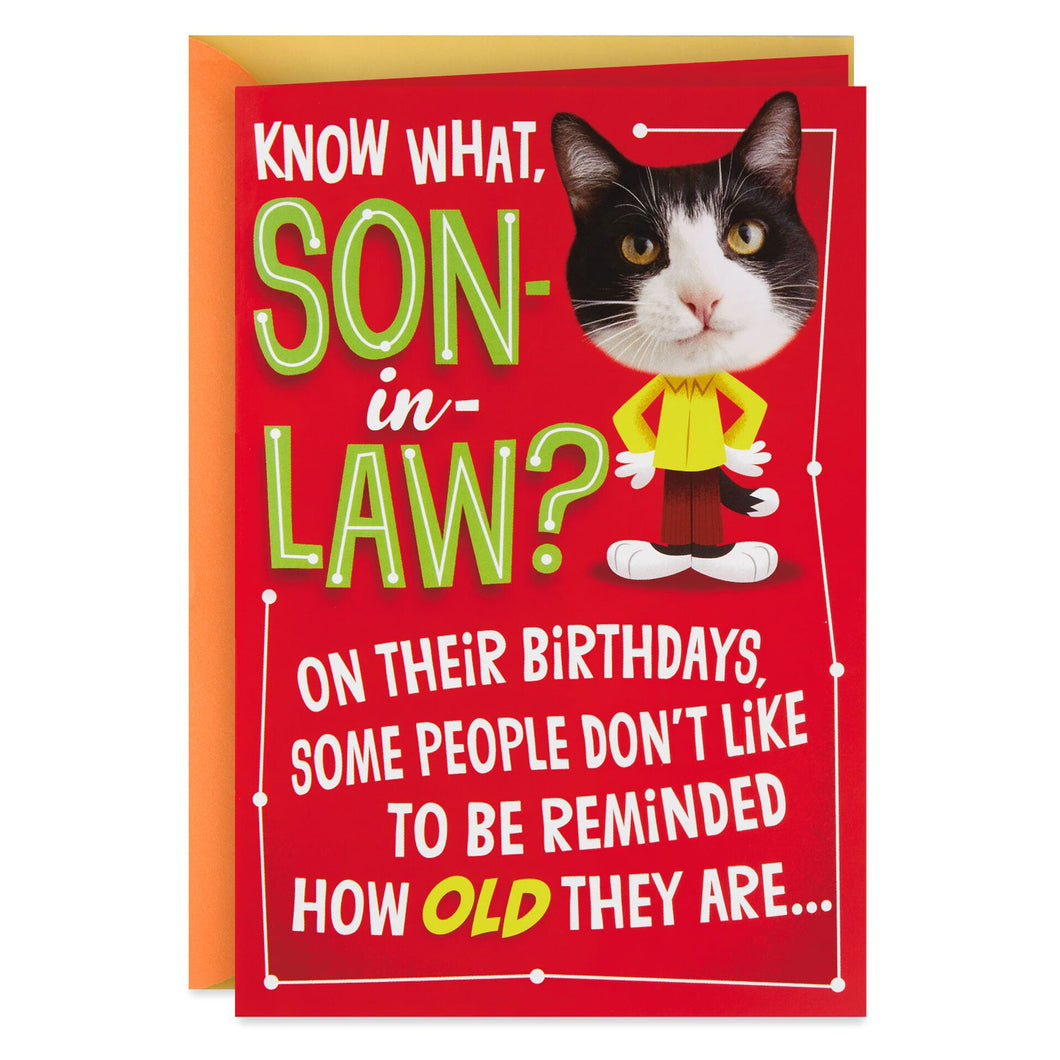 You're the Best Pop Up Birthday Card for Son-in-Law